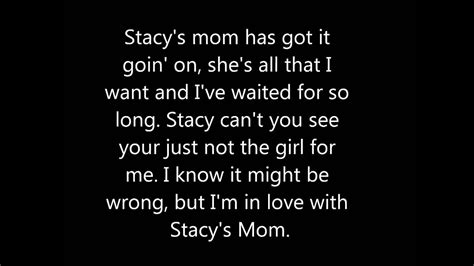 stacy's mom lyrics